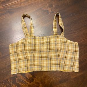 AEO Yellow Crop Top
